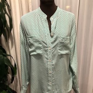 Equipment 100% silk long sleeve